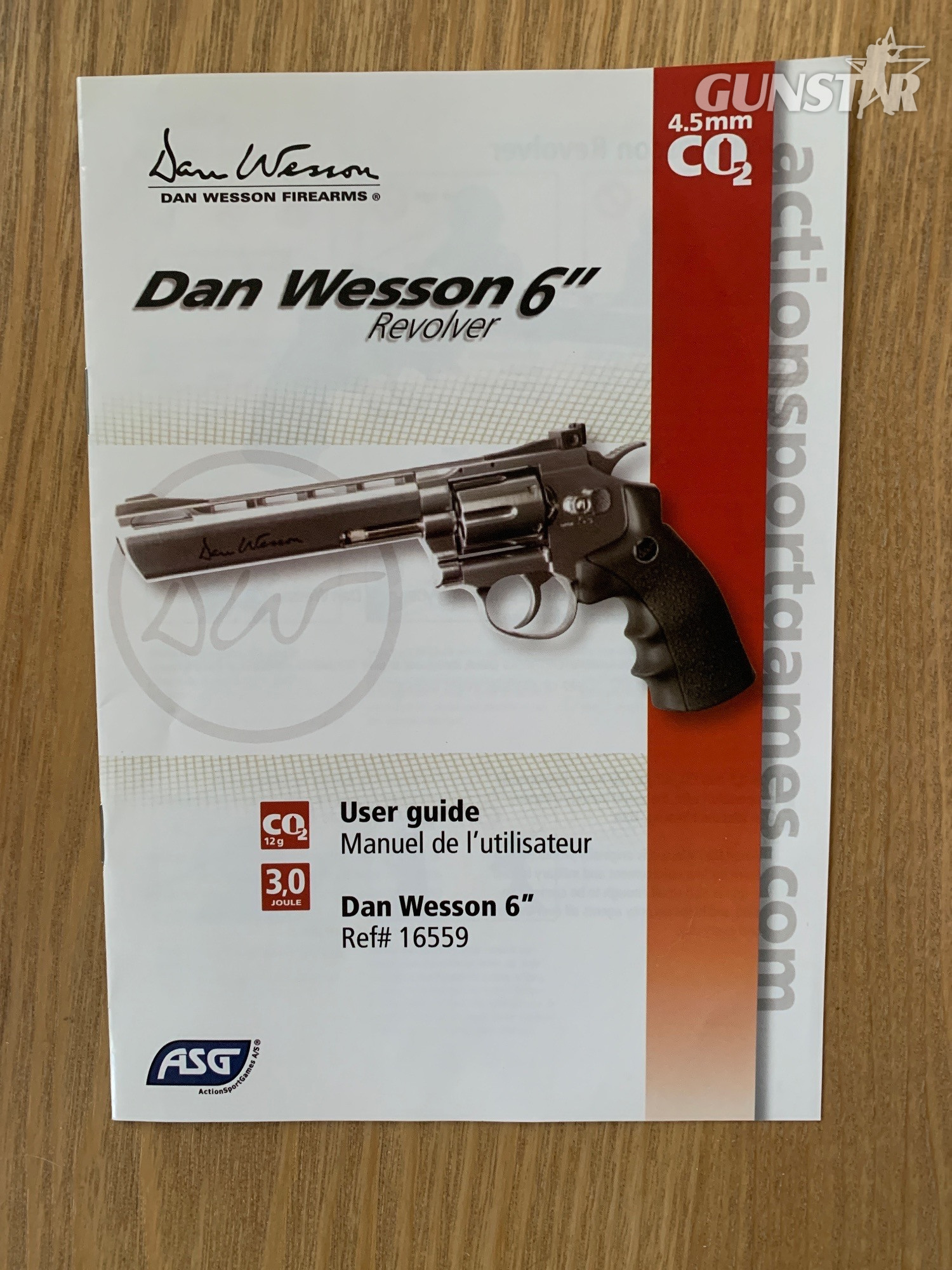 ASG Dan Wesson 6” Revolver 4.5mm - {CATEGORY} in 