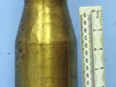 INERT. This is a Russian 57mm AZP S-60 Anti-Aircraft Gun Weighted Dummy High Explosive Round. - O 1656 INERT. This is a Russian 57mm AZP S-60 Anti-Aircraft Gun Weighted Dummy High Explosive Round. - O 1656  Other