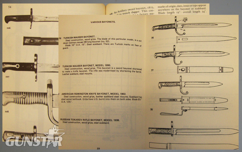 A Set of Five Collectors Books on Bayonets. 19402:3. A Set of Five Collectors Books on Bayonets. 19402:3. Other Accessory