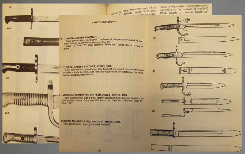 A Set of Five Collectors Books on Bayonets. 19402:3. A Set of Five Collectors Books on Bayonets. 19402:3. Other Accessory