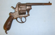 Chaineux Double Action Only 7mm Pin Fire Obsolete Calibre 15 Shot Military Revolver 7mm Revolver
