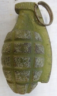 INERT DEACTIVATED. Original American Pineapple Mk 2 High Explosive Practice Hand Grenade. - O 1667 INERT DEACTIVATED. Original American Pineapple Mk 2 High Explosive Practice Hand Grenade. - O 1667  Other