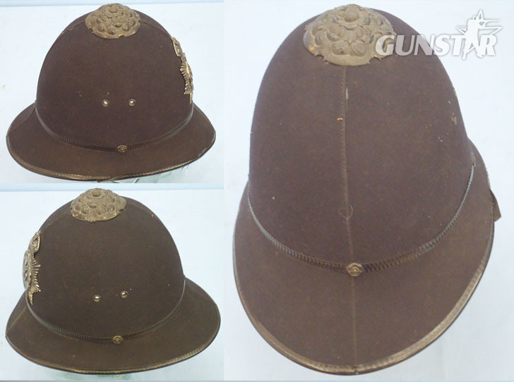 Kings Crown WW2 Oldham Borough Police Helmet With Night Time Helmet Plate And Fitting. - POL 353 Kings Crown WW2 Oldham Borough Police Helmet With Night Time Helmet Plate And Fitting. - POL 353 Clothing in 
