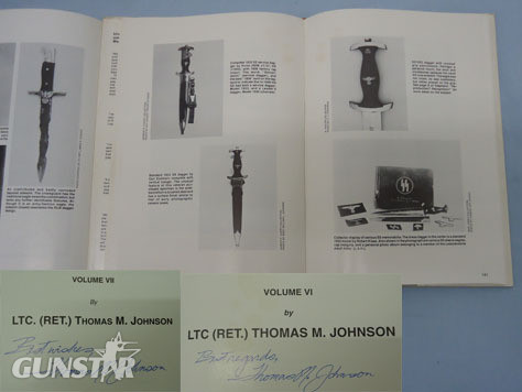  LTC. Thomas M. Johnson Collecting The Edged Weapons Of The Third Reich Volumes 1 to 8 Other Accessory