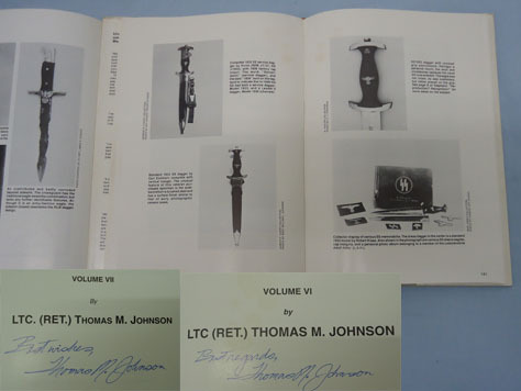 LTC. Thomas M. Johnson Collecting The Edged Weapons Of The Third Reich Volumes 1 to 8 Other Accessory