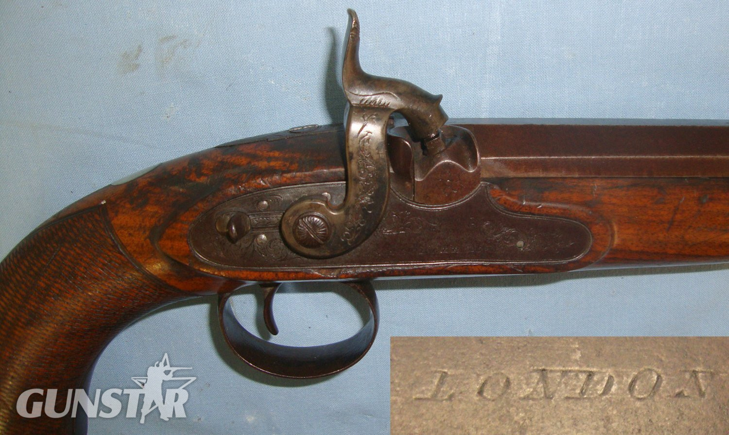 Hamburger & Co. With Octagonal Barrel & Captive Steel Ram Rod. Sn 22607 .65 Cal Muzzleloader Muzzleloader