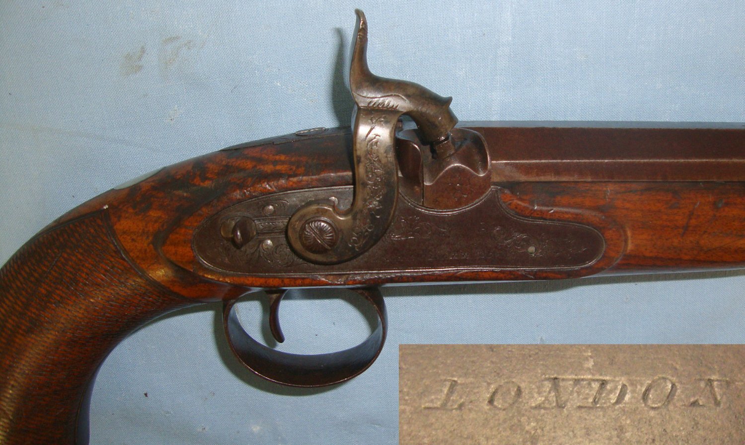 Hamburger & Co. With Octagonal Barrel & Captive Steel Ram Rod. Sn 22607 .65 Cal Muzzleloader Muzzleloader