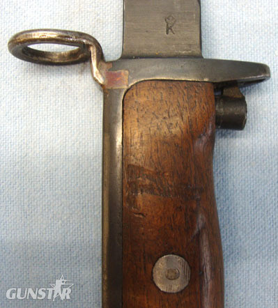  Norwegian 1894/M1 Krag Bayonet, Scabbard & Frog.  Bayonet