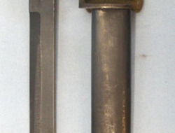 Norwegian 1894/M1 Krag Bayonet, Scabbard & Frog.  Bayonet