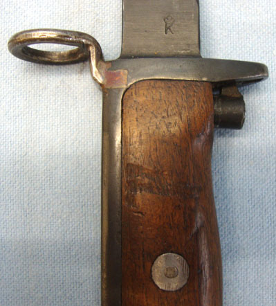  Norwegian 1894/M1 Krag Bayonet, Scabbard & Frog.  Bayonet