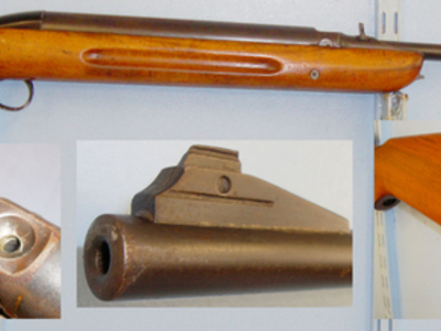 BSA 1965-1967 B.S.A. Airsporter MK II .22 Calibre, Under Lever Air Rifle with \'GE\' Prefix Serial Number. 20404. .22