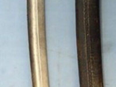 British Pattern 1858 Yatahgan Sword Bayonet And Scabbard Bayonet