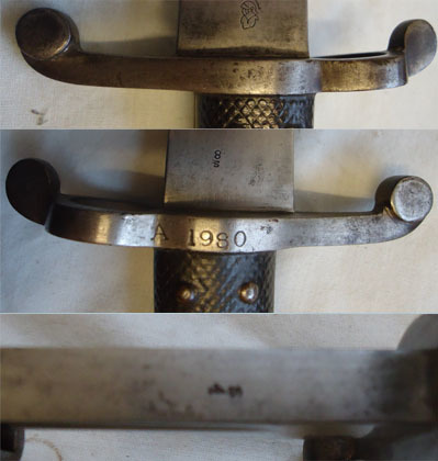  British Pattern 1858 Yatahgan Sword Bayonet And Scabbard Bayonet