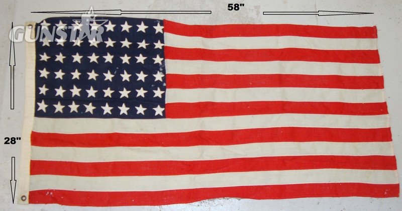 1912-1959 WWI/II ‘Stars and Stripes’ American Flag. MISC 910. 1912-1959 WWI/II ‘Stars and Stripes’ American Flag. MISC 910. Other Accessory in 