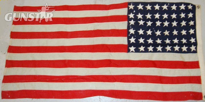  1912-1959 WWI/II ‘Stars and Stripes’ American Flag. MISC 910. 1912-1959 WWI/II ‘Stars and Stripes’ American Flag. MISC 910. Other Accessory