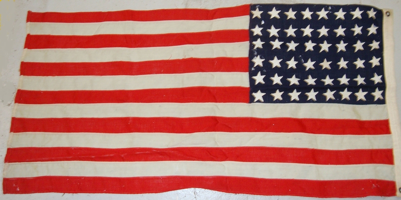  1912-1959 WWI/II ‘Stars and Stripes’ American Flag. MISC 910. 1912-1959 WWI/II ‘Stars and Stripes’ American Flag. MISC 910. Other Accessory