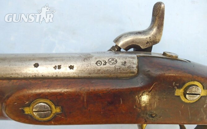 {CATEGORY} - Robert Hughes Enfield Pattern, 2 Band .577 Calibre Percussion Crimean War Contract Carbine, by Robert Hughes Universal Fire Arms Works, Birmingham. Sn - 21674 Muzzleloader .577 Rifle in 