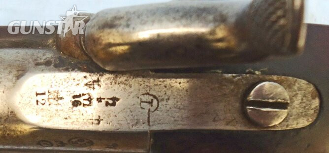 {CATEGORY} - Robert Hughes Enfield Pattern, 2 Band .577 Calibre Percussion Crimean War Contract Carbine, by Robert Hughes Universal Fire Arms Works, Birmingham. Sn - 21674 Muzzleloader .577 Rifle