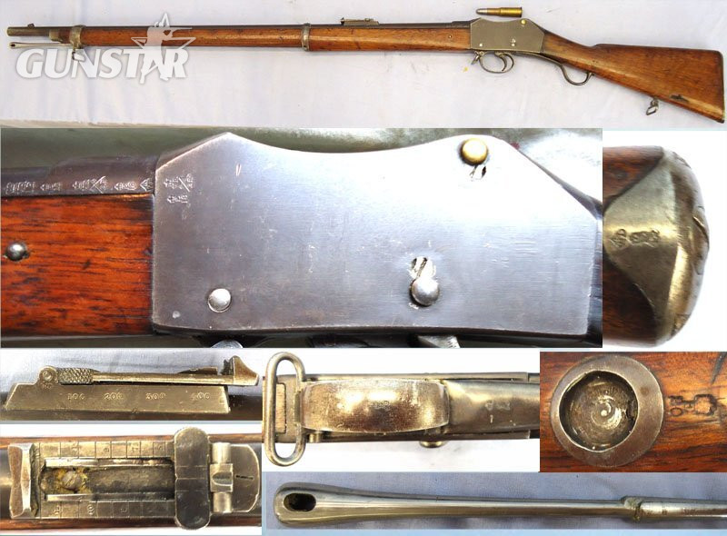 ZULU WARS ERA, RARE, 1873 Dated British WD Enfield MK I Martini Henry .577x .450 Obsolete Centre Fire Calibre Service Rifle with Correct MK1 Chequered Butt Plate, Grooved Trigger, Bronze Azis Pin, 3 Sling Swivels, Polished Breech Block Sn 23484:19 ZULU WARS ERA, RARE, 1873 Dated British WD Enfield MK I Martini Henry .577x .450 Obsolete Centre Fire Calibre Service Rifle with Correct MK1 Chequered Butt Plate, Grooved Trigger, Bronze Azis Pin, 3 Sling Swivels, Polished Breech Block Sn 23484:19 Lever Action Obsolete Rifle