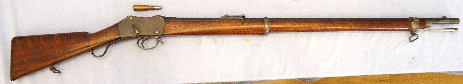 ZULU WARS ERA, RARE, 1873 Dated British WD Enfield MK I Martini Henry .577x .450 Obsolete Centre Fire Calibre Service Rifle with Correct MK1 Chequered Butt Plate, Grooved Trigger, Bronze Azis Pin, 3 Sling Swivels, Polished Breech Block Sn 23484:19 ZULU WARS ERA, RARE, 1873 Dated British WD Enfield MK I Martini Henry .577x .450 Obsolete Centre Fire Calibre Service Rifle with Correct MK1 Chequered Butt Plate, Grooved Trigger, Bronze Azis Pin, 3 Sling Swivels, Polished Breech Block Sn 23484:19 Lever Action Obsolete Rifle - {CATEGORY} in 