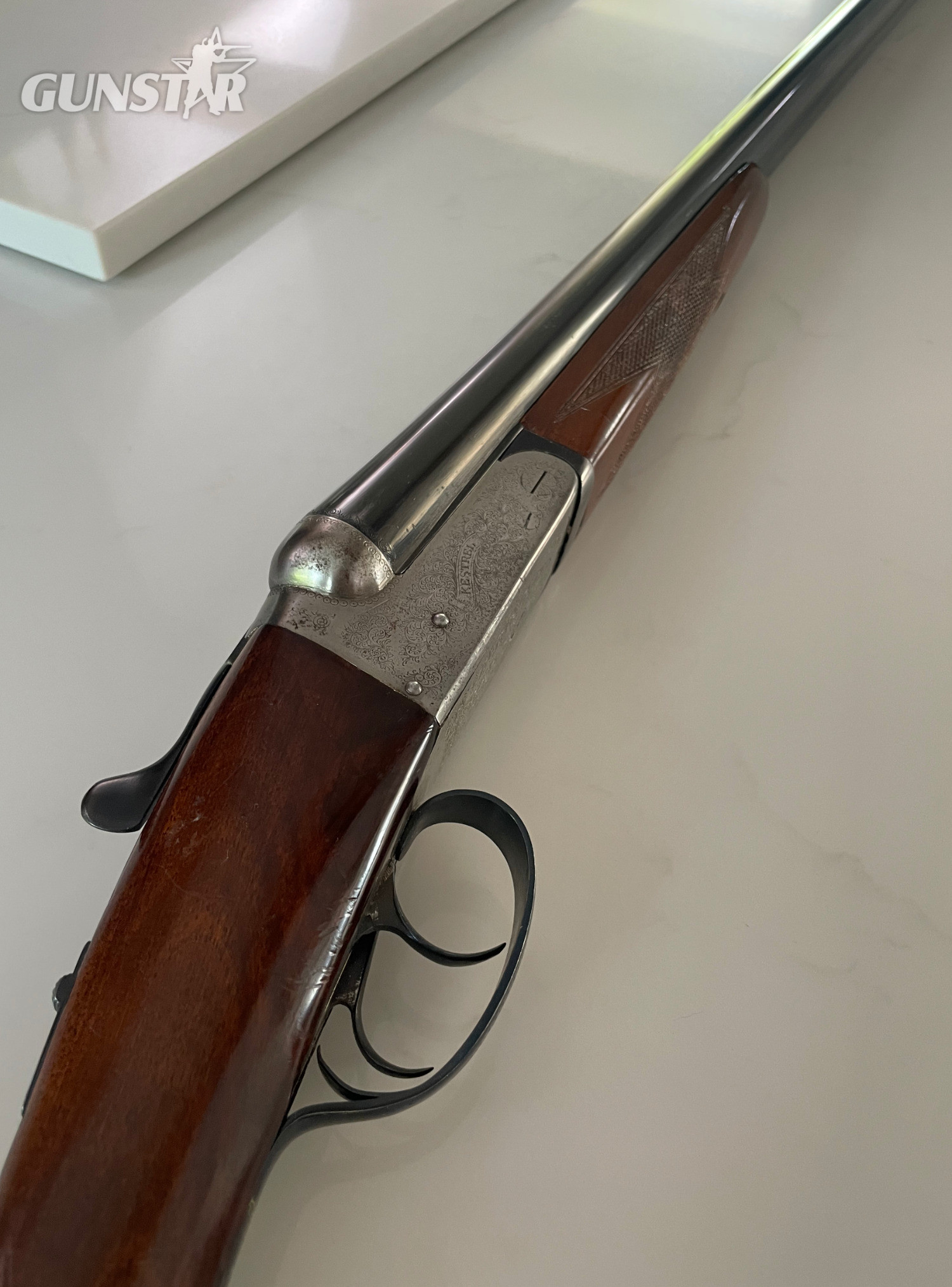 {CATEGORY} - Gunmark Kestrel Gunmark Kestrel 12 Bore Side by Side Side By Side 12 Bore/gauge in 