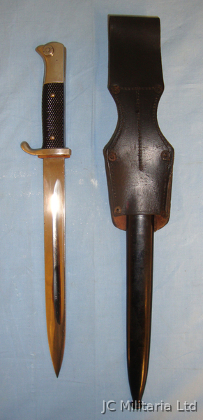  German M98 Dress Bayonet, Scabbard & Frog. Bayonet