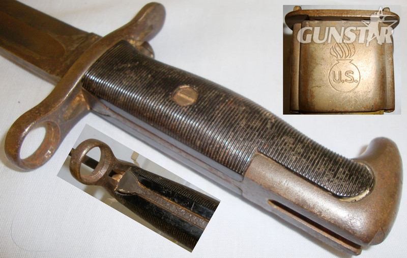 U.S. ‘M1 Garand’ Bayonet and Scabbard. BAYO 798. Bayonet