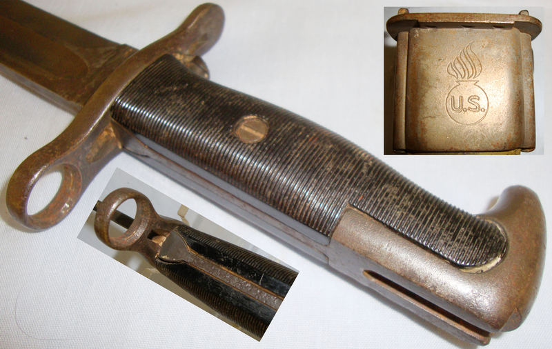 U.S. ‘M1 Garand’ Bayonet and Scabbard. BAYO 798. Bayonet