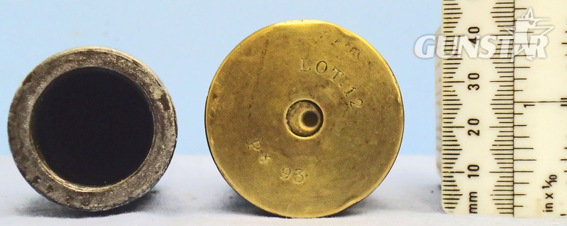DEACTIVATED INERT. French, 1893 Dated French 37mm (37 x 94R) Hotchkiss Revolving Cannon Base Fused HE (High Explosive) Round. - O 1904 DEACTIVATED INERT. French, 1893 Dated French 37mm (37 x 94R) Hotchkiss Revolving Cannon Base Fused HE (High Explosive) Round. - O 1904  Other Ammunition - {CATEGORY} in 