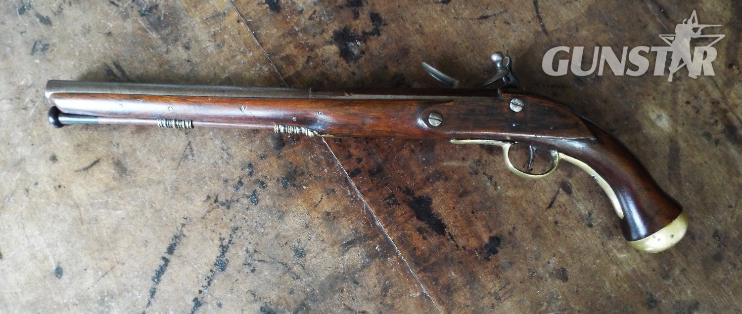 German made Flintlock Holster Pistol .54 Cal Muzzleloader Muzzleloader