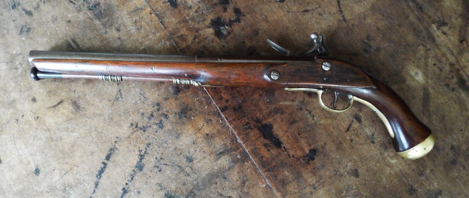 German made Flintlock Holster Pistol .54 Cal Muzzleloader Muzzleloader