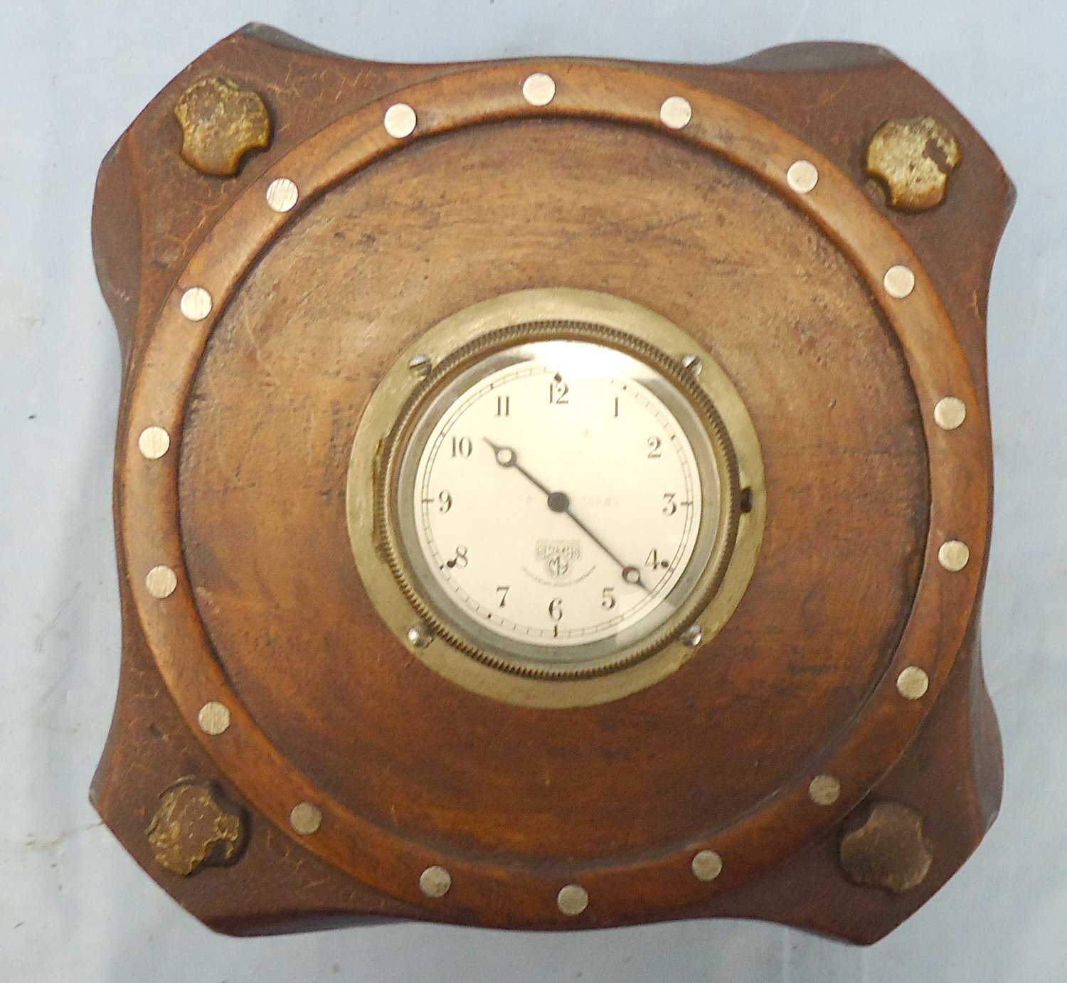 Original, WW1 Era Airco DH6 Aircraft Teak Propeller Boss / Hub (4 Blade) Fitted With A Period Smiths Cricklewood Works Aircraft Clock. - MISC 1006 Original, WW1 Era Airco DH6 Aircraft Teak Propeller Boss / Hub (4 Blade) Fitted With A Period Smiths Cricklewood Works Aircraft Clock. - MISC 1006 Antique & Militaria - {CATEGORY}