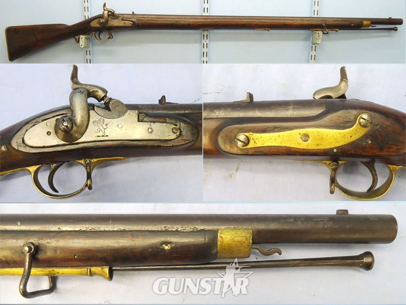 East India Company (EIC) British East India Company Pattern C Percussion .750 Calibre Muzzle Loading Percussion Infantry Musket. Sn - 21530 Muzzleloader .75 Cal Muzzleloader Rifle in 