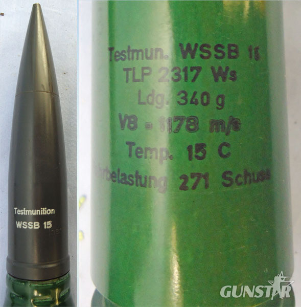  INERT DEACTIVATED. Mint, Oerlikon 35mm KDC (35x228) Testmunition Round & Cardboard Transit Tube. - 19966:3 INERT DEACTIVATED. Mint, Oerlikon 35mm KDC (35x228) Testmunition Round & Cardboard Transit Tube. - 19966:3  Other Ammunition