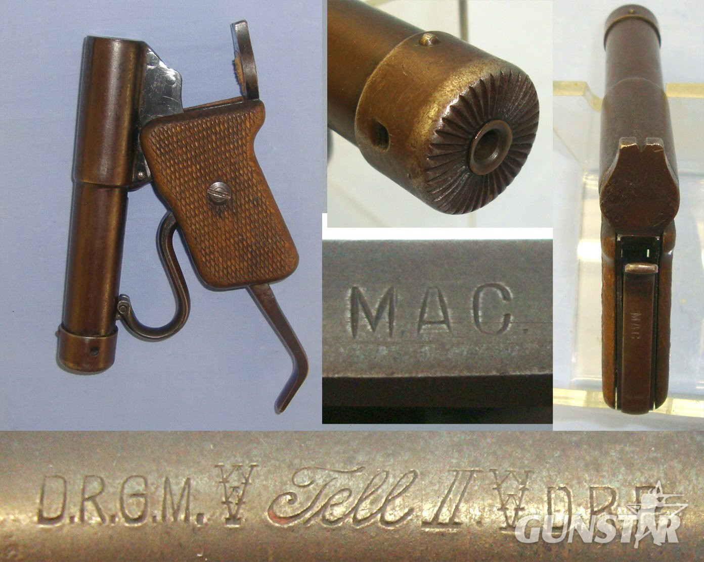 WORLD’S SMALLEST* 1927-1935, German, Venus Waffenfabrik Tell II .177 Calibre Break Action Tin Plate Air Pistol. Sn 22646 .177