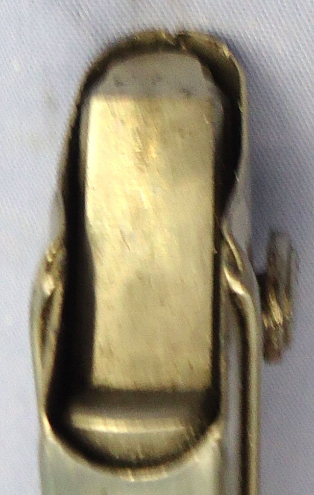 WWII Era Nazi German 8 Round Magazine with Correct Alloy Butt for the Luger P08 9mm Parabellum Semi Automatic Pistol. Sn - 23120 WWII Era Nazi German 8 Round Magazine with Correct Alloy Butt for the Luger P08 9mm Parabellum Semi Automatic Pistol. Sn - 23120 Magazine - {CATEGORY} in 
