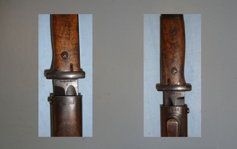 German WW2 M88/98 3rd Model Bayonet & Scabbard. Bayonet
