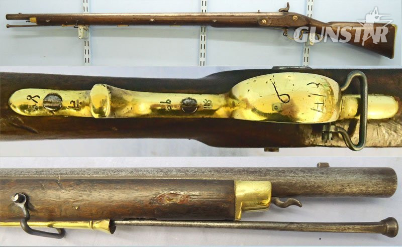 East India Company (EIC) British East India Company Pattern E Percussion .750 Calibre Muzzle Loading Percussion Infantry Musket. Sn - 21529 Single Shot .75 Cal Muzzleloader Rifle