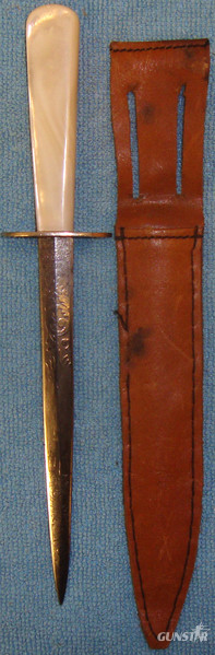 Scarce* Victorian American ‘Gamblers Dagger’ by ‘Ames Sword Co U.S.A. 19176. Dagger in 