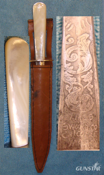 Scarce* Victorian American ‘Gamblers Dagger’ by ‘Ames Sword Co U.S.A. 19176. Dagger