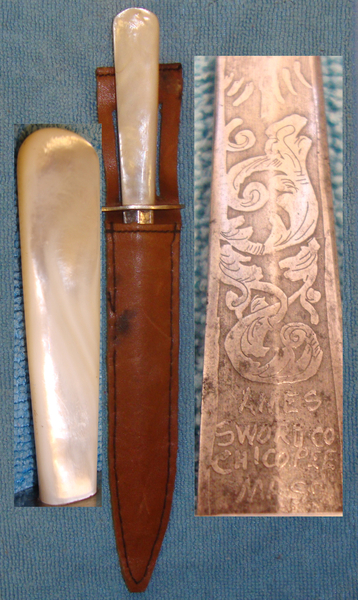 Scarce* Victorian American ‘Gamblers Dagger’ by ‘Ames Sword Co U.S.A. 19176. Dagger