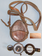 Cased, WWII 1939 British WD Officer\\\'s Pattern MK IX Military Marching Compass by J.M. Glauser. London  & WW II era Brown Leather Case By J.L.F. & Co With Shoulder Strap. MISC 911. Cased, WWII 1939 British WD Officer\\\'s Pattern MK IX Military Marching Compass by J.M. Glauser. London  & WW II era Brown Leather Case By J.L.F. & Co With Shoulder Strap. MISC 911. Other Accessory