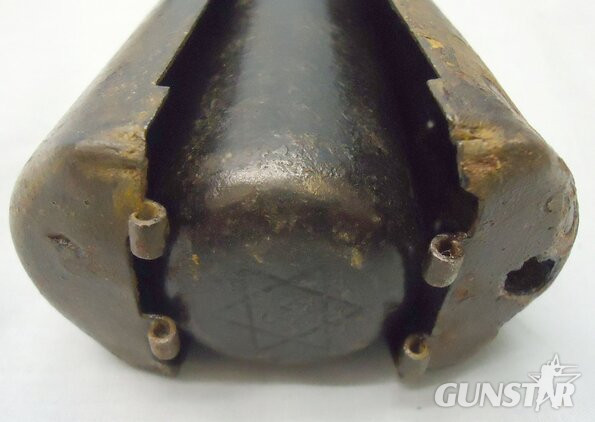 DEACTIVATED INERT. Very Rare German Early WW1 Butterfly Hand Grenade. Sn - 18210:18 DEACTIVATED INERT. Very Rare German Early WW1 Butterfly Hand Grenade. Sn - 18210:18  Other Ammunition 