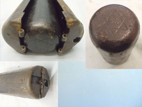 DEACTIVATED INERT. Very Rare German Early WW1 Butterfly Hand Grenade. Sn - 18210:18 DEACTIVATED INERT. Very Rare German Early WW1 Butterfly Hand Grenade. Sn - 18210:18  Other Ammunition