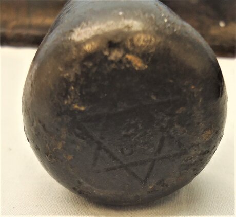 DEACTIVATED INERT. Very Rare German Early WW1 Butterfly Hand Grenade. Sn - 18210:18 DEACTIVATED INERT. Very Rare German Early WW1 Butterfly Hand Grenade. Sn - 18210:18  Other Ammunition - {CATEGORY} in 