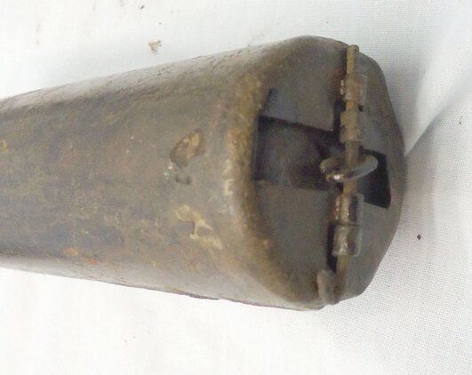 {CATEGORY} - DEACTIVATED INERT. Very Rare German Early WW1 Butterfly Hand Grenade. Sn - 18210:18 DEACTIVATED INERT. Very Rare German Early WW1 Butterfly Hand Grenade. Sn - 18210:18  Other Ammunition