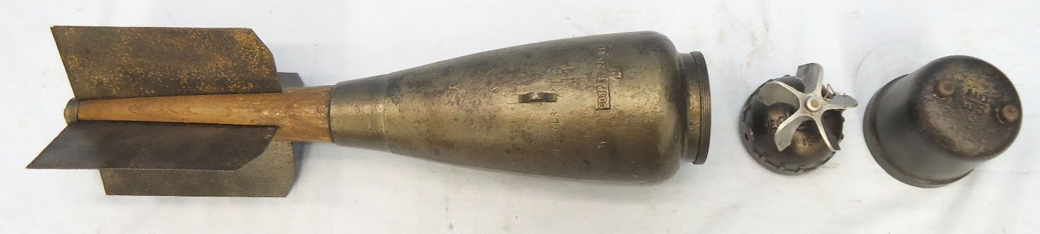 INERT DEACTIATED. *RARE*, British, WW1, 1918 Dated, Royal Naval Air Service 20lb H.E Mark I Cooper Aerial . - O 2276 INERT DEACTIATED. *RARE*, British, WW1, 1918 Dated, Royal Naval Air Service 20lb H.E Mark I Cooper Aerial . - O 2276  Other Ammunition - {CATEGORY}