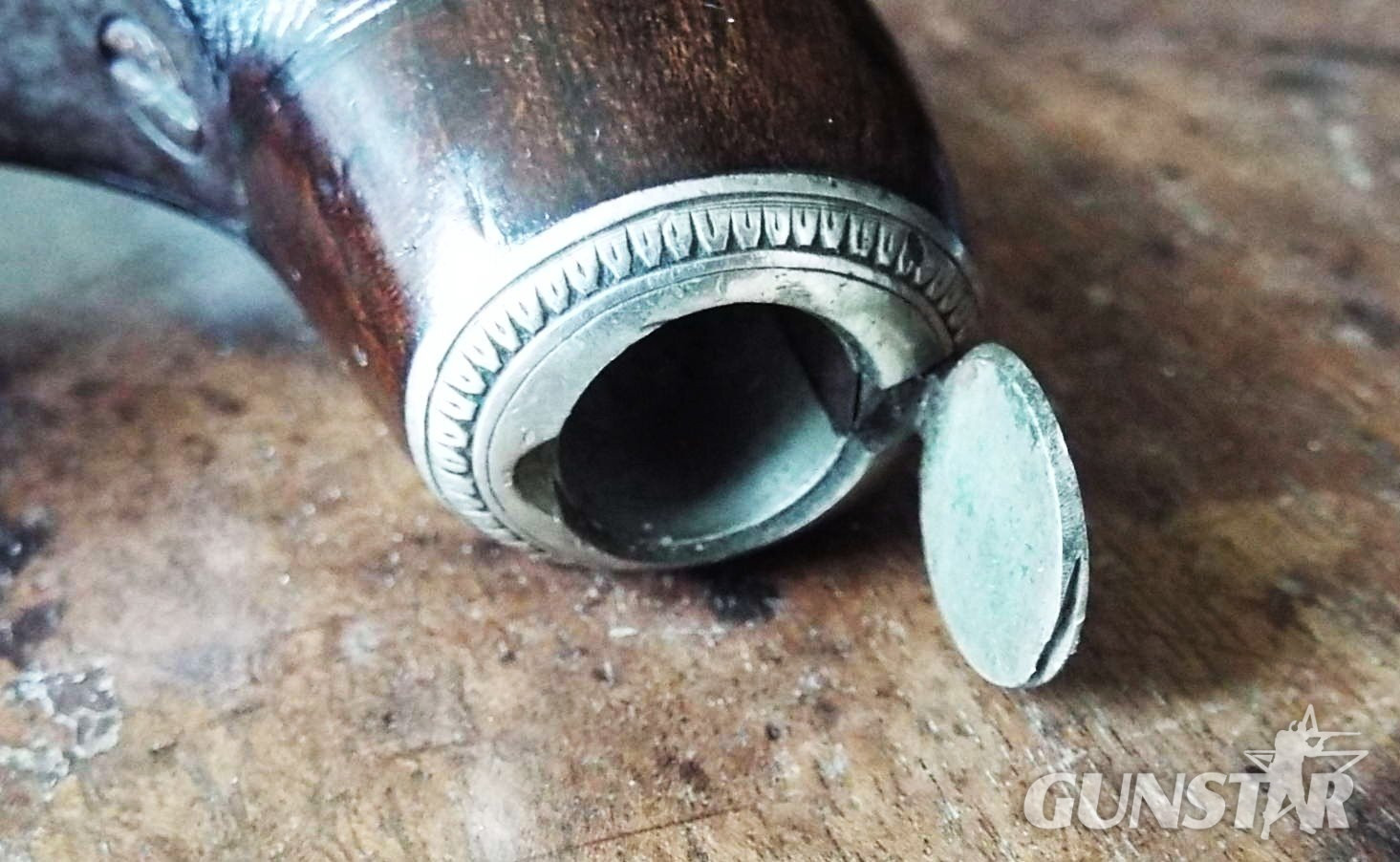 Southall of London Four barrel turn-over pistol .35 Muzzleloader - {CATEGORY}