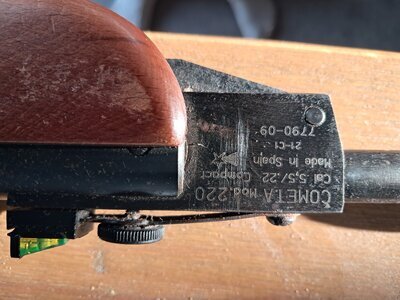 Comet.a mod 220 break barrel  air rifle  Comet.a .22
