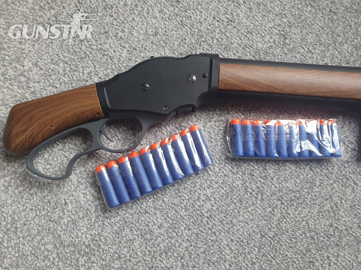 UDL Toy M1887 Lever Action Shotgun Foam Dart Nerf Blaster. None Training/Drill Gun 